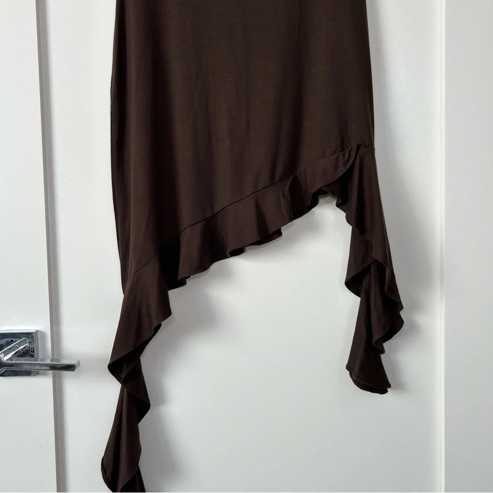 Reformation Quinley Knit Dress Brown Size Small - Picture 6 of 10